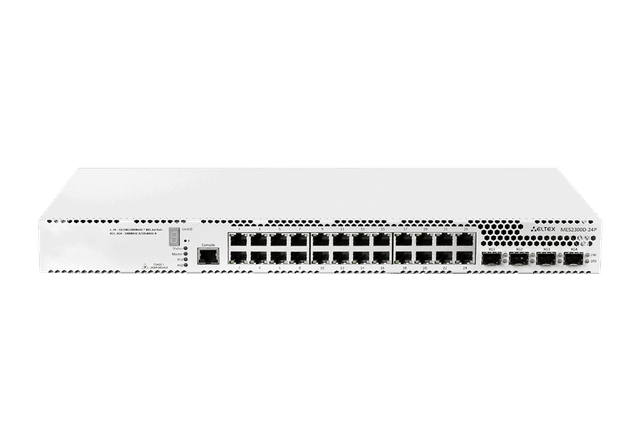 MES2300D-24P | Коммутатор Eltex 24 порта 1G PoE/PoE+, 4 порта 10G (SFP+)