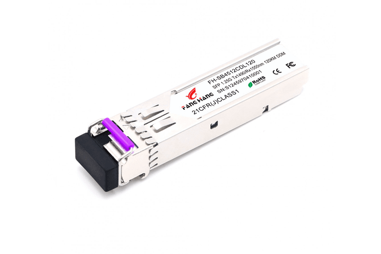 FH-SB4512CDL120, 120 км SFP модуль WDM, 1.25 G, TX 1490 нм, RX 1550 нм, LC, DDM