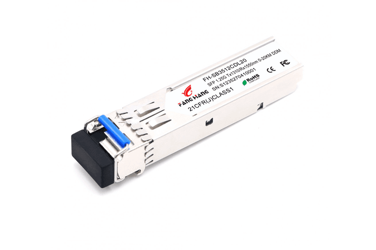 FH-SB5312CDL20, 20 км SFP модуль WDM, 1.25 G, TX 1550 нм, RX 1310 нм, LC, DDM
