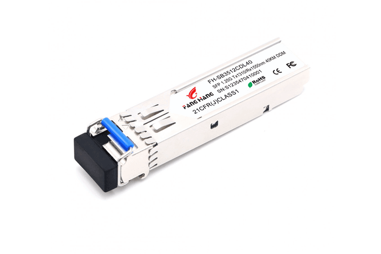 FH-SB3512CDL40, 40 км SFP модуль WDM, 1.25 G, TX 1550 нм, RX 1310 нм, LC, DDM