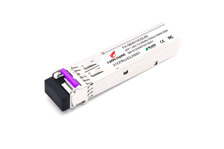 FH-SB4512CDL80, 80 км SFP модуль WDM, 1.25 G, TX 1490 нм, RX 1550 нм, LC, DDM