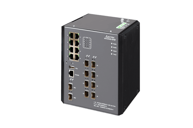MES3500I-8P8F | Промышленный коммутатор Eltex 8 портов 1G PoE/PoE+, 8 портов 1G SFP, 2 порта 10G SFP+