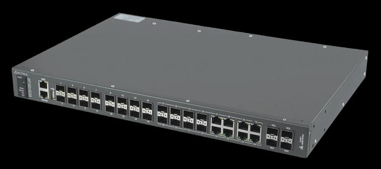 MES3510DS-24F | Промышленный коммутатор Eltex 16 портов 1G (SFP), 8 combo-портов 1G, 4 порта 10G (SFP+)