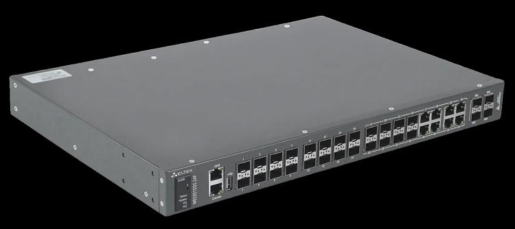 MES3510DS-24F | Промышленный коммутатор Eltex 16 портов 1G (SFP), 8 combo-портов 1G, 4 порта 10G (SFP+)