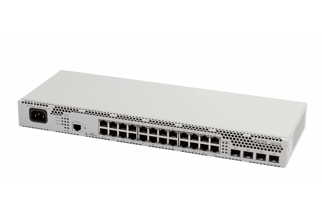 MES2324 | Коммутатор 24 порта 1G, 4 порта 10G-1